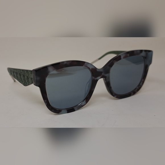 Christian Dior Sunglasses Mirror Green Tortoise Square Very Dior1 N 51-21-150 - Picture 12 of 16